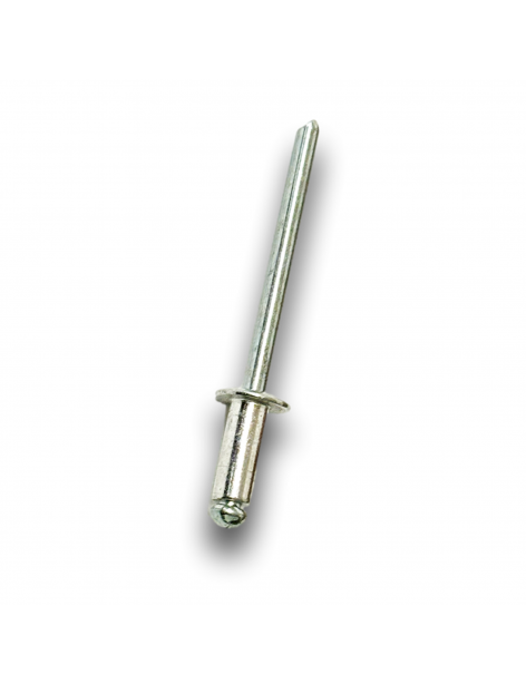 RIVETTO D4X10 ALLUMINIO GAMBO ACCIAIO TESTA LARGA CIECO