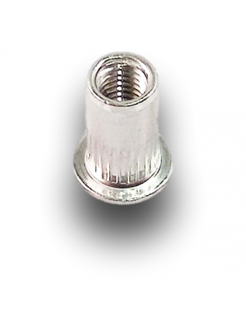 DADO A PRESSARE M5-7-11.5 ALLUMINIO