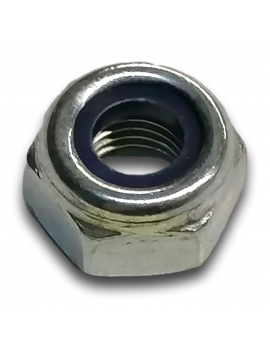 DADO UNIBALL DELLO STERZO NYLSTOP M10 P125 ZINCATO