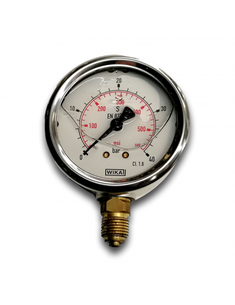 MANOMETRE 1/4 GAZ D63 0.6 BAR