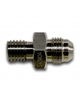 RACCORDO RAMPA INIEZIONE 2L M J 9/16 M 12X175 INOX