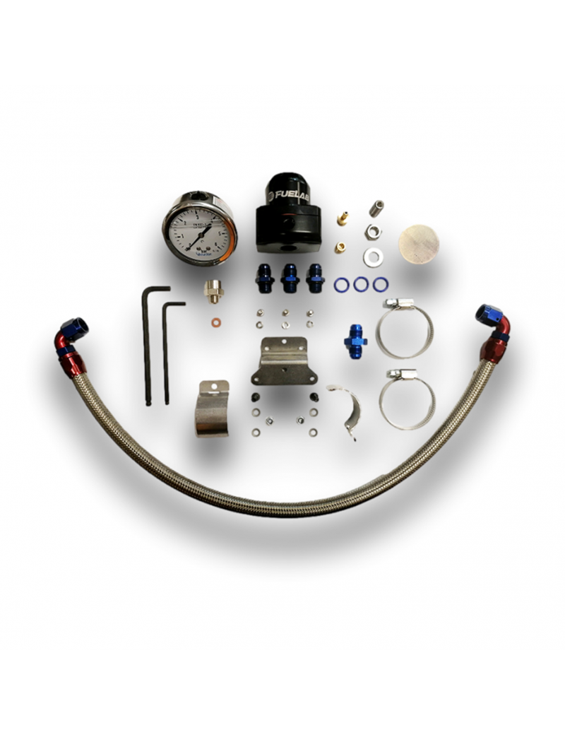 KIT REGOLATORE ESTERNO COMPLETO MANOMETRO ANALOGICO