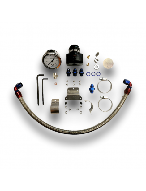 KIT REGOLATORE ESTERNO COMPLETO MANOMETRO ANALOGICO