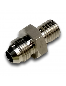 RACCORDO RAMPA INIEZIONE 2L M J 9/16 M 12X175 INOX