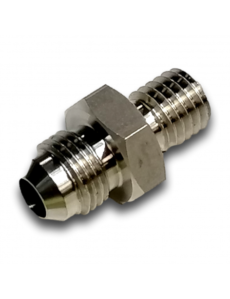RACCORDO RAMPA INIEZIONE 2L M J 9/16 M 12X175 INOX