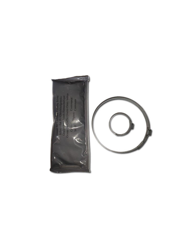 COPPIA DI FASCETTE + GRASSO PER SOFFIETTO DI CARDANO 2L