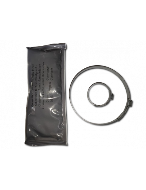 COPPIA DI FASCETTE + GRASSO PER SOFFIETTO DI CARDANO 2L