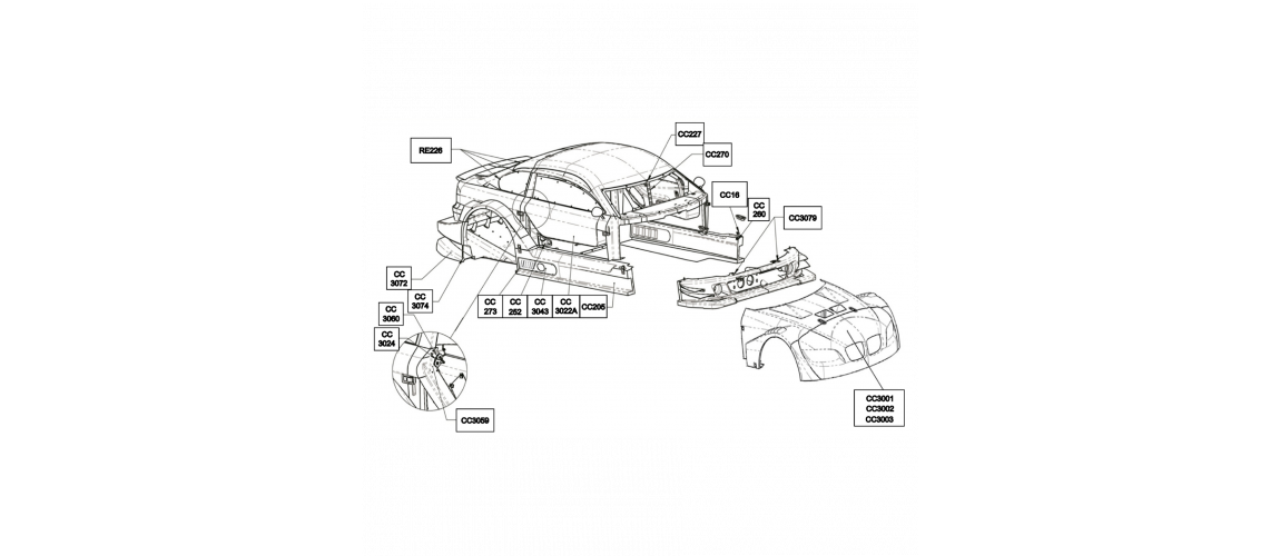 Spare parts - Mitjet International - Mitjet ST - Bodywork