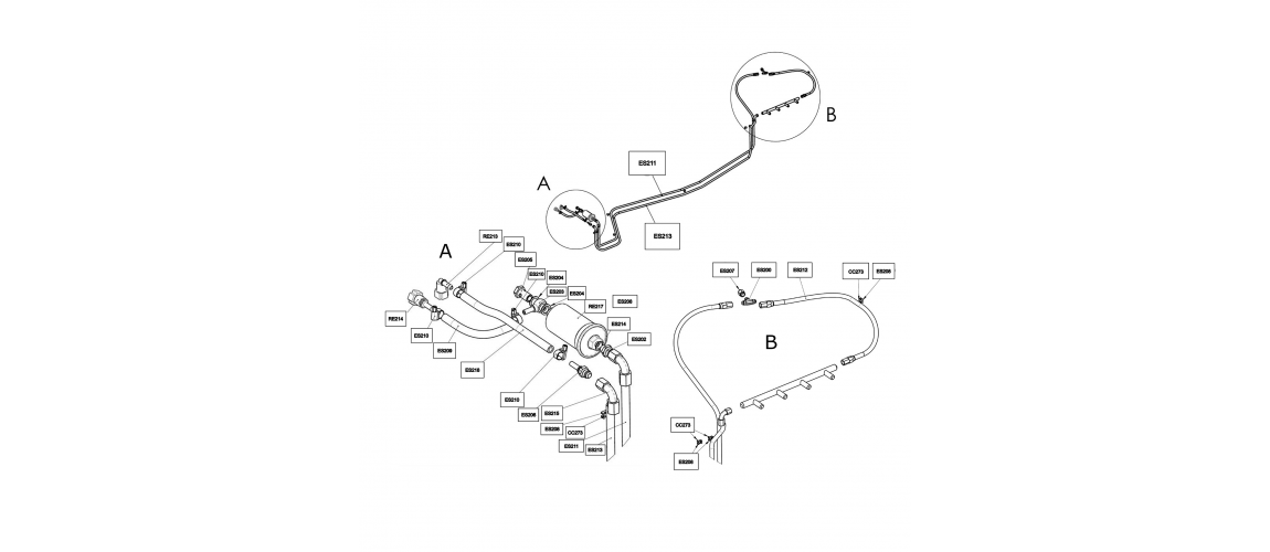 Pièces détachées - Mitjet International - Mitjet 2L - Circuit - Circuit d'essence