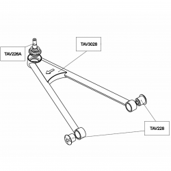 Triangle avant droit inférieur