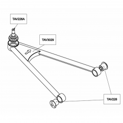 Lower left front wishbone