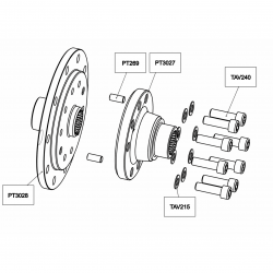 Rear axle ring gear carrier
